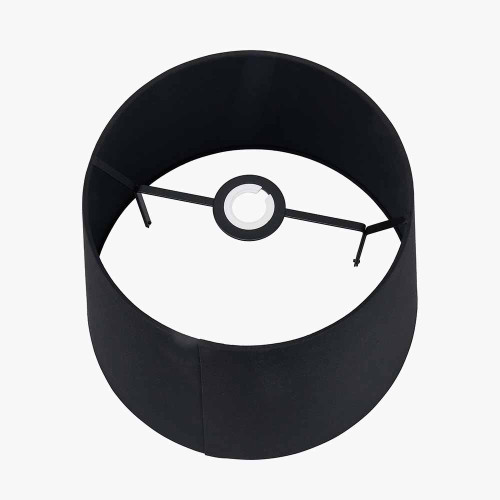 Pacific Lifestyle Adelaide 35cm Black Tapered Cotton Mix Lampshade