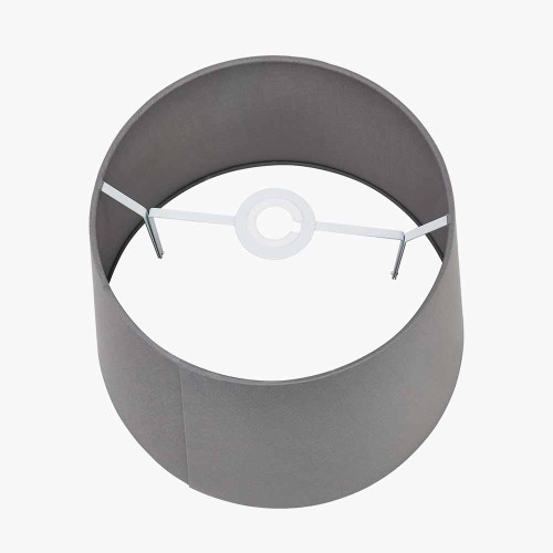 Pacific Lifestyle Adelaide 40cm Steel Grey Tapered Cotton Mix Lampshade