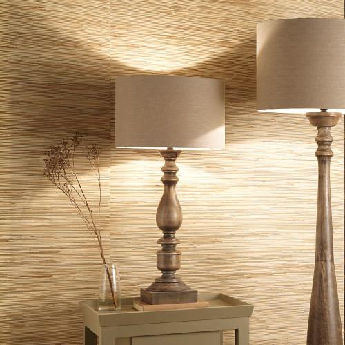 Pacific Lifestyle Alia Grey Wash Turned Mango Wood Table Lamp Base
