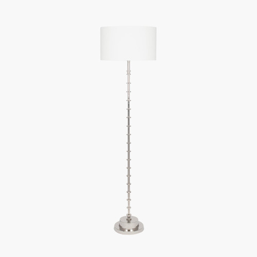 Pacific Lifestyle Almas Silver Metal Floor Lamp Base