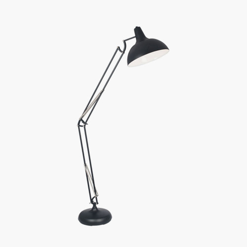 Pacific Lifestyle Alonzo Matt Black Metal Task Floor Lamp