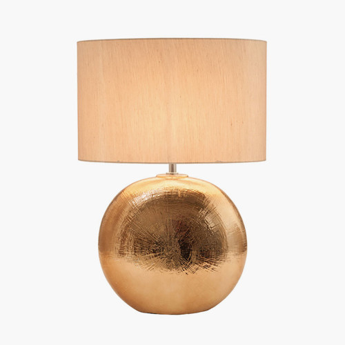 Pacific Lifestyle Alpha Bronze Textured Ceramic Table Lamp