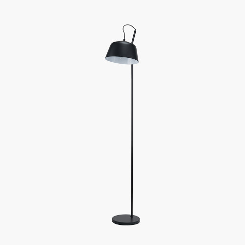 pacific lifestyle Amalie Black Metal Retro Task Floor Lamp