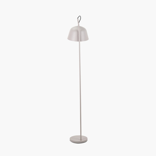 Pacific Lifestyle Amalie Grey Metal Retro Task Floor Lamp
