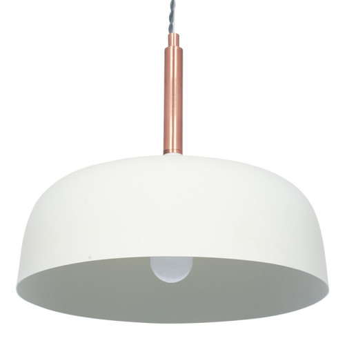 Pacific Lifestyle Anke Matt Cream Domed Metal Pendant