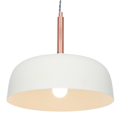 Pacific Lifestyle Anke Matt Cream Domed Metal Pendant
