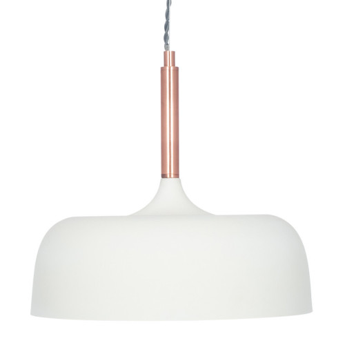 pacific lifestyle Anke Matt Cream Domed Metal Pendant
