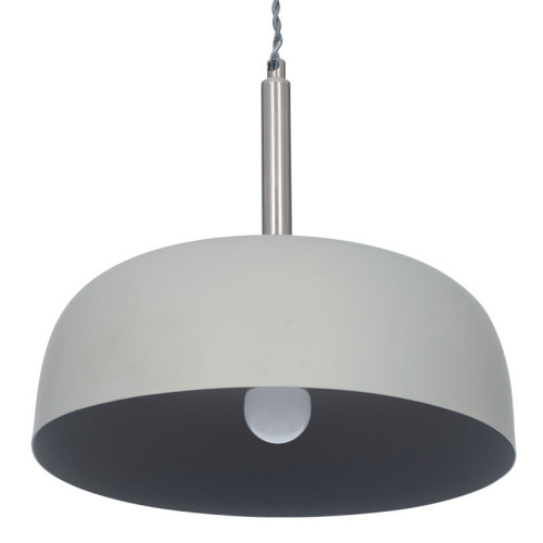 Pacific Lifestyle Anke Matt Grey Domed Metal Pendant