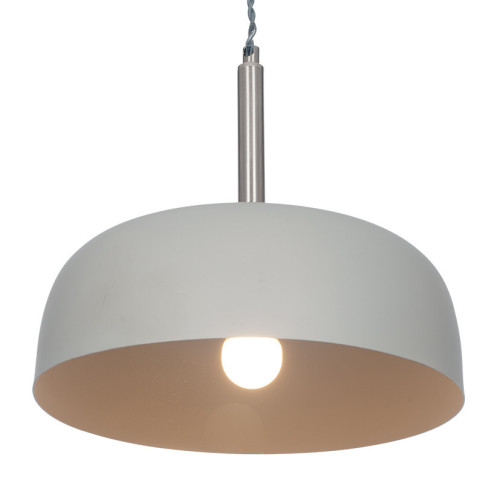Pacific Lifestyle Anke Matt Grey Domed Metal Pendant