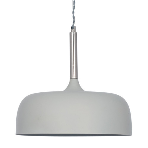 pacific lifestyle Anke Matt Grey Domed Metal Pendant