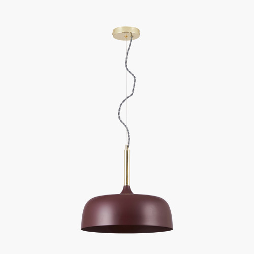 pacific lifestyle Anke Matt Mulberry Domed Metal Pendant
