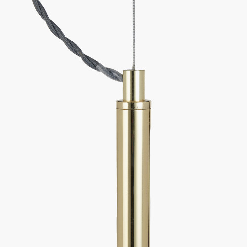 Pacific Lifestyle Anke Matt White Domed Metal Pendant