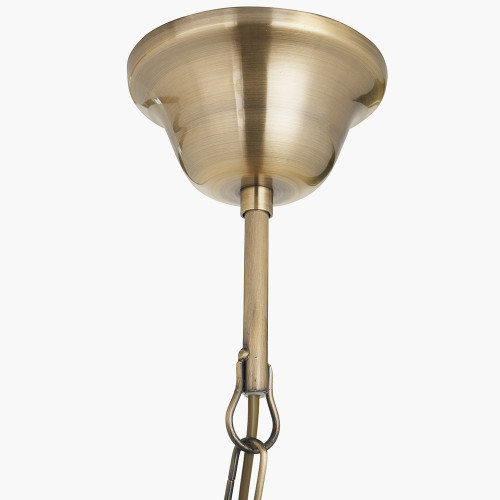 Pacific Lifestyle Antique Brass Electrified E27 Ceiling Fitting