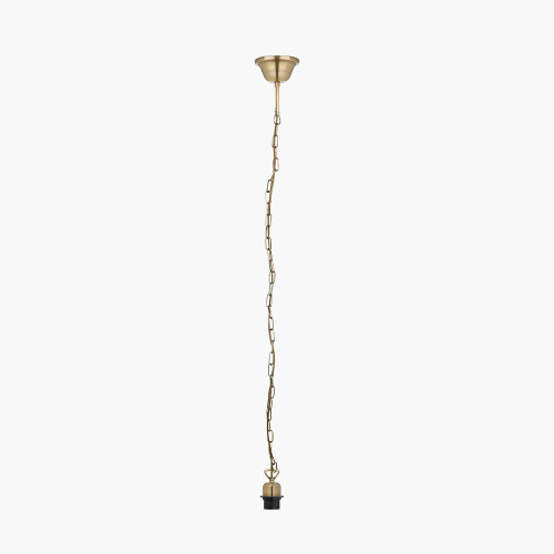 pacific lifestyle Antique Brass Electrified E27 Ceiling Fitting