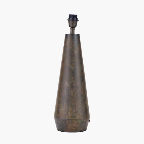 Pacific Lifestyle Arbor Verdi Gris Metal Conical Table Lamp Base