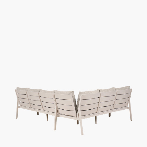 Pacific Lifestyle Aruba Outdoor Corner Seating Set With Adjustable Table