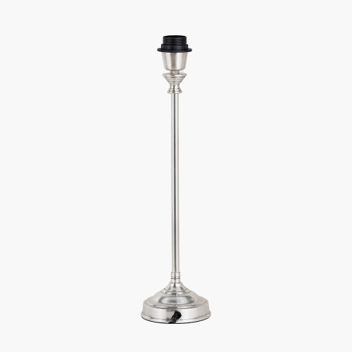 Pacific Lifestyle Auden Silver Metal Stick Table Lamp Base