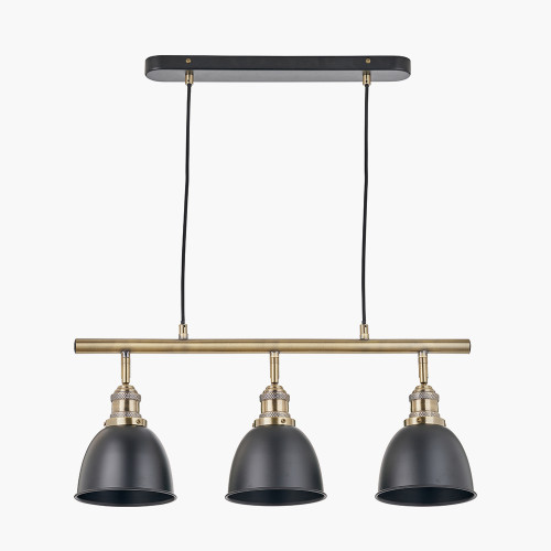 Pacific Lifestyle Augusto Black And Gold Task Bar Pendant