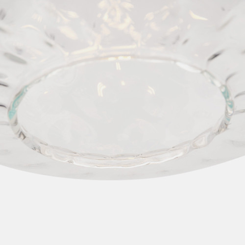 Pacific Lifestyle Azores Clear Textured Glass Oval Pendant