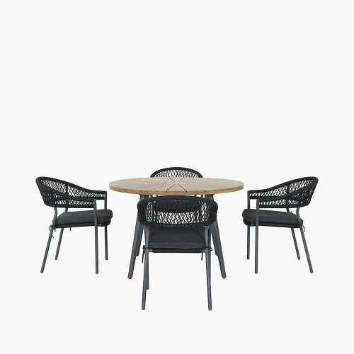 Pacific Lifestyle Bazel Outdoor 4 Seater Dining Set