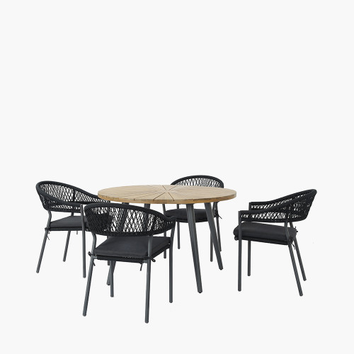Pacific Lifestyle Bazel Outdoor 4 Seater Dining Set