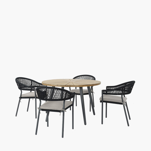 Pacific Lifestyle Bazel Outdoor 4 Seater Dining Set