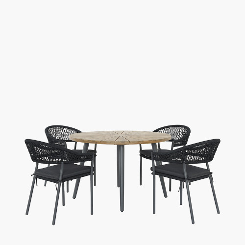pacific lifestyle Bazel Outdoor 4 Seater Dining Set