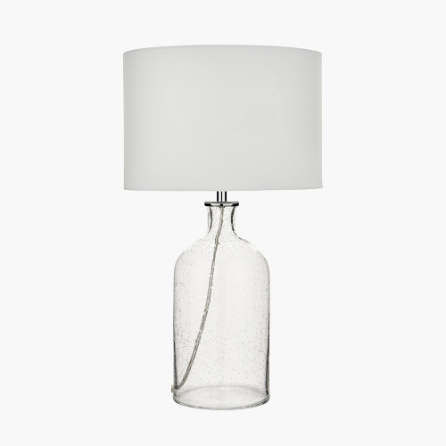Pacific Lifestyle Bellamy Clear Bubble Glass Table Lamp