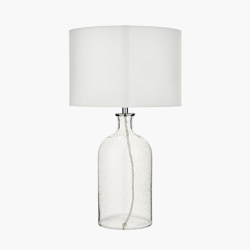 Pacific Lifestyle Bellamy Clear Bubble Glass Table Lamp