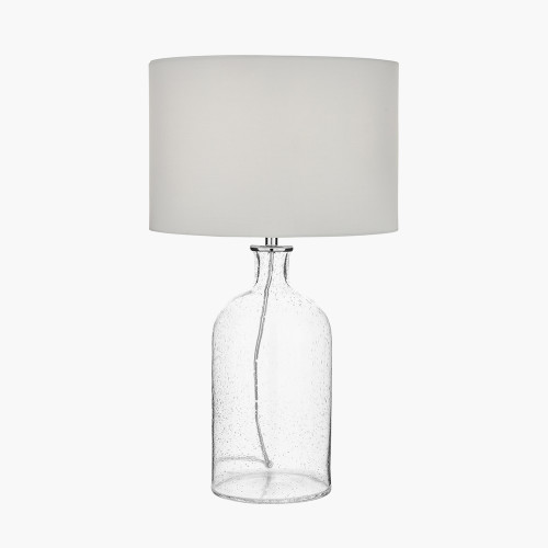 pacific lifestyle Bellamy Clear Bubble Glass Table Lamp