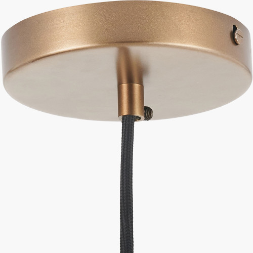 Pacific Lifestyle Bexley Clear Glass With Antique Brass Fitting Elec Pendant