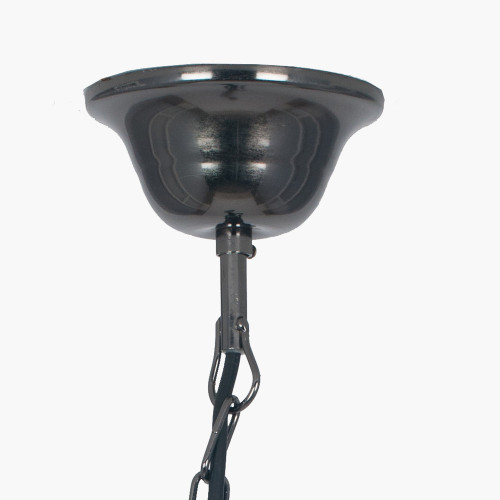 Pacific Lifestyle Black Chrome Traditional Electrified B22 Ceiling Fitting