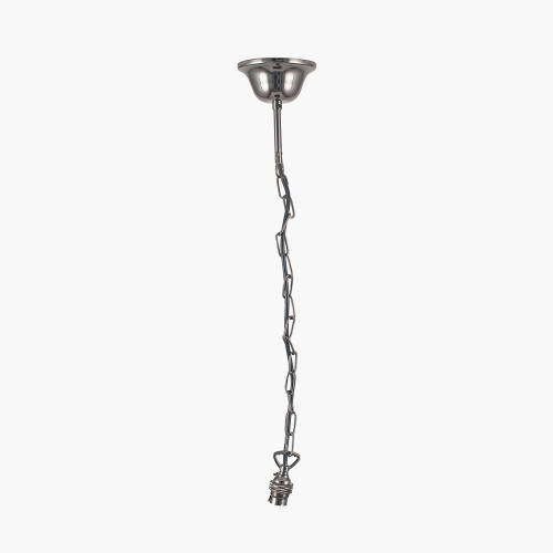 pacific lifestyle Black Chrome Traditional Electrified B22 Ceiling Fitting