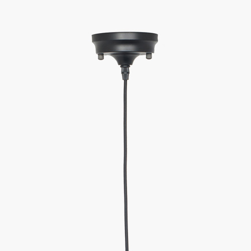 Pacific Lifestyle Black Retro Electrified E27 Ceiling Fitting