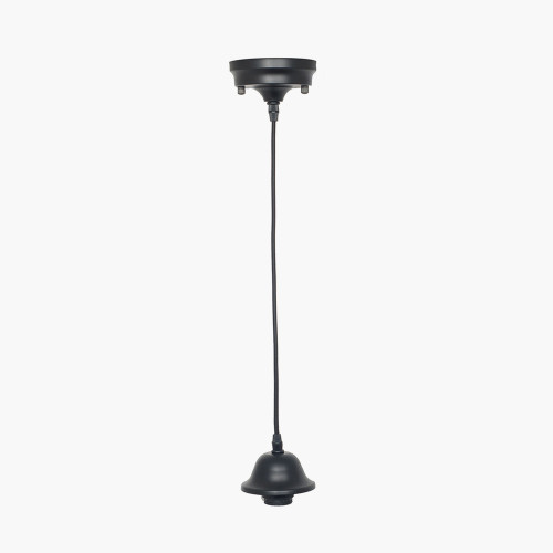 pacific lifestyle Black Retro Electrified E27 Ceiling Fitting