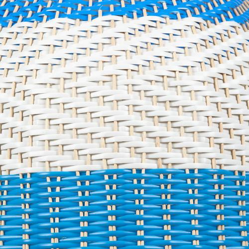 Pacific Lifestyle Brera Rattan Ceiling Pendant Cobalt