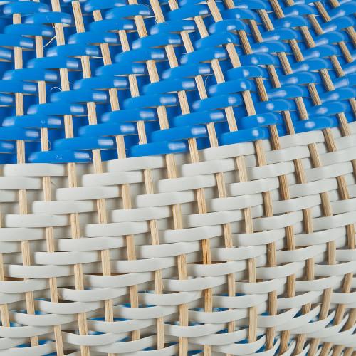 Pacific Lifestyle Brera Rattan Large Table Lamp Cobalt