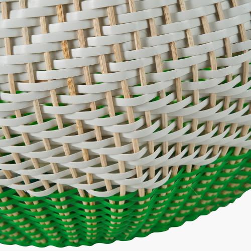 Pacific Lifestyle Brera Rattan Large Table Lamp Emerald