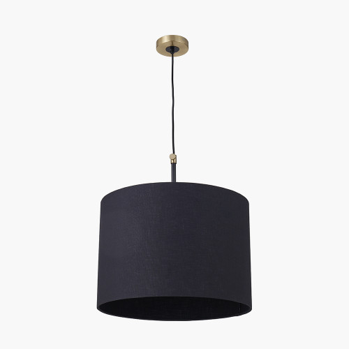 Pacific Lifestyle Bryce Black And Gold Metal Ceiling Pendant