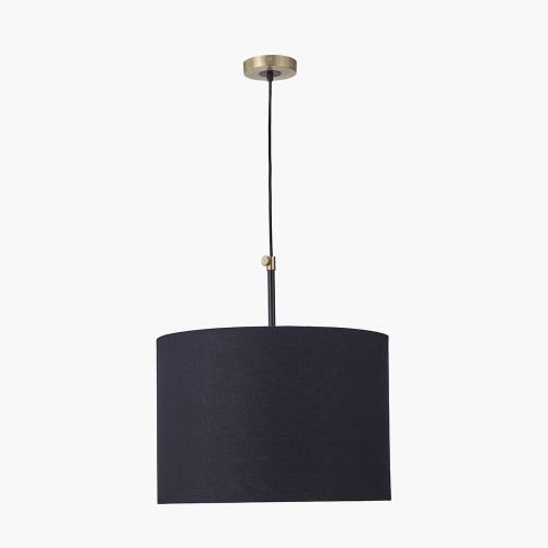 pacific lifestyle Bryce Black and Gold Metal Ceiling Pendant