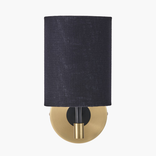 Pacific Lifestyle Bryce Black And Gold Metal Wall Light