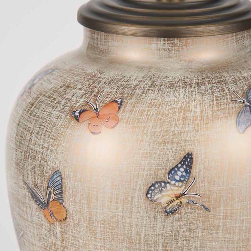 Pacific Lifestyle Butterflies Small Glass Table Lamp Base
