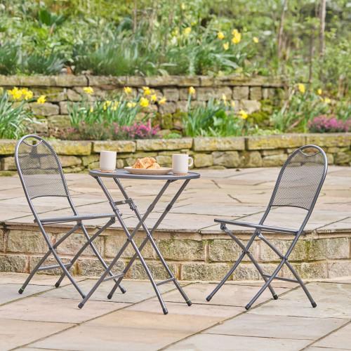 Pacific Lifestyle Café Latte Balcony Folding Round Set