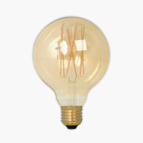 pacific lifestyle Calex LED Filament Globe Gold Finish