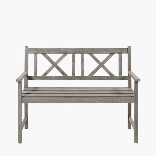 pacific lifestyle Cambridge Antique Grey Outdoor 2 Seater Bench