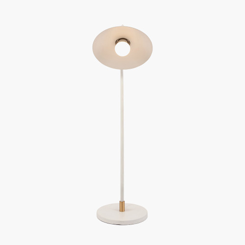Pacific Lifestyle Camden Matt White Metal Angle Arm Task Table Lamp
