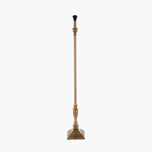 Pacific Lifestyle Canterbury Antique Brass Metal Floor Lamp Base