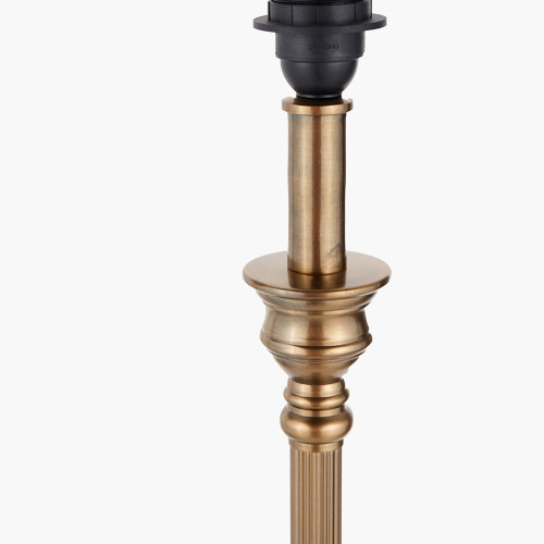 Pacific Lifestyle Canterbury Antique Brass Metal Floor Lamp Base