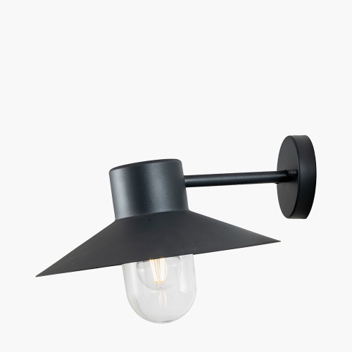Pacific Lifestyle Carina Dark Grey Metal Outdoor Wall Light