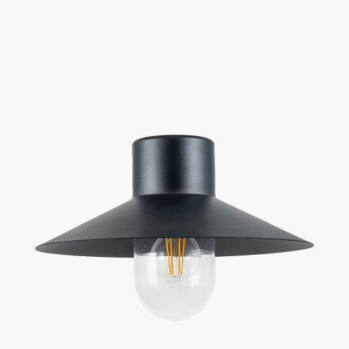 pacific lifestyle Carina Dark Grey Metal Outdoor Wall Light